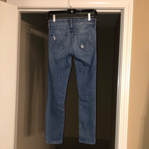 Mother Jeans: “The Looker Crop” in Graffiti Girl, Size 24. - Picture 2 of 14